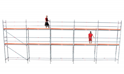 Byggstllning 15x6m - Modul Stl i gruppen Byggnadsstllning / Modulstllning / Stllningspaket Modul - Stl hos Stllning.se (AA-2014-set)