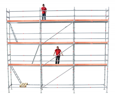 Byggstllning 9x8m - Modul Stl i gruppen Byggnadsstllning / Modulstllning / Stllningspaket Modul - Stl hos Stllning.se (AA-2022-set)