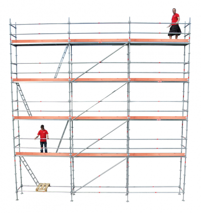 Byggstllning 9x10m - Modul Stl i gruppen Byggnadsstllning / Modulstllning / Stllningspaket Modul - Stl hos Stllning.se (AA-2031-set)