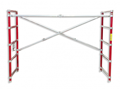 Quickbase 2,50 m - Enkelbredd (400) - Rödlackerad