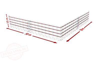 Byggstllning 1006m - Ram Aluminium i gruppen Byggnadsstllning / Ramstllning  / Stllningspaket - Aluminium hos Stllning.se (AL-100926)