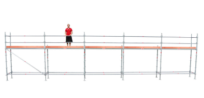 Byggstllning 15x4m - Modul Rotax Aluminium i gruppen Byggnadsstllning / Modulstllning / Stllningspaket Modul- Aluminium hos Stllning.se (AL-200154-set)