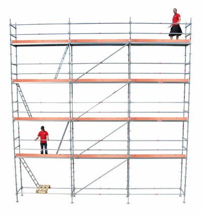 Byggstllning 9x10m - Modul Rotax Aluminium i gruppen Byggnadsstllning / Modulstllning / Stllningspaket Modul- Aluminium hos Stllning.se (AL-200910-set)