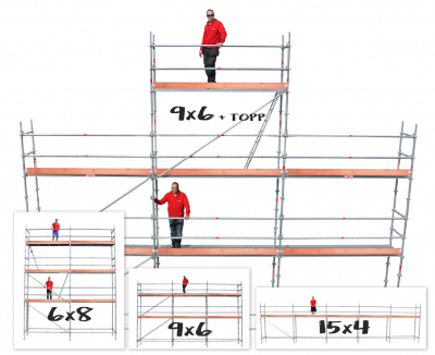 Villapaket 3 Modul - Stl i gruppen Byggnadsstllning / Villapaket hos Stllning.se (AL-2503-set)