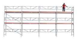 Byggstllning 12x6m - Ram Aluminium