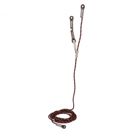 Fallskyddslina med glidls, 15 m