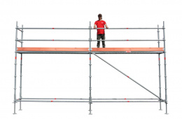 Byggstllning 6x4m - Modul Stl