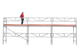 Byggstllning 9x4m - Ram Aluminium