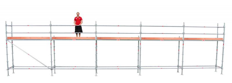 Byggst�llning 15x4m - Modul St�l