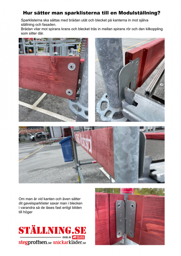 Sparklist Modulst�llning