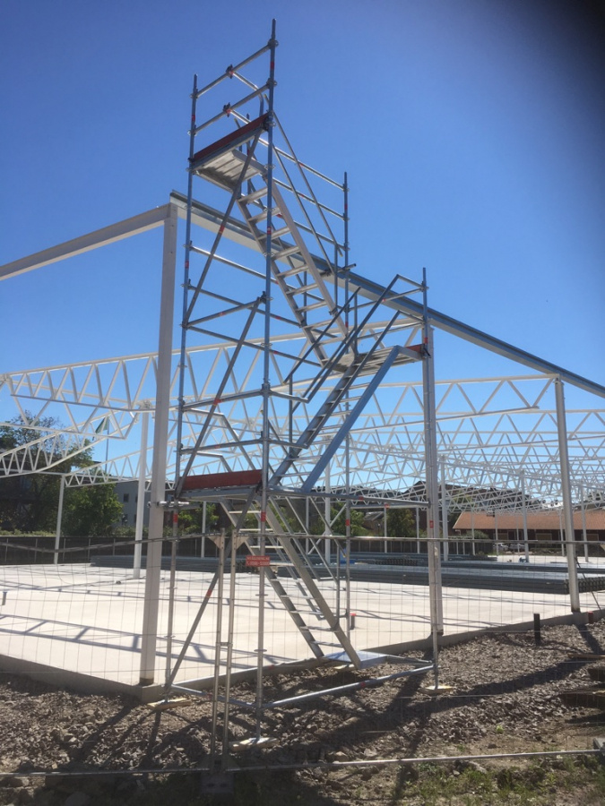 Frist�ende trapptorn 8 m - Modul st�l