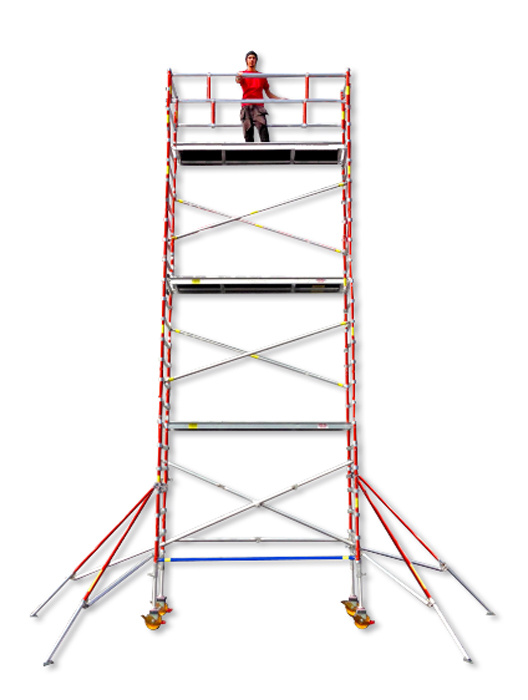 Rullst�llning 8,0m Enkelbredd