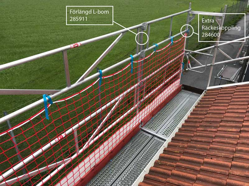 Fallskyddsn�t 10 x 1,5 m (utan fotlist)