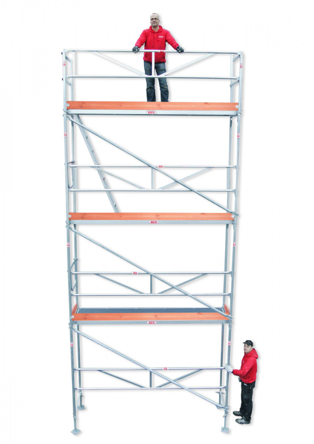 Byggst�llning 3x8m - Ram Aluminium