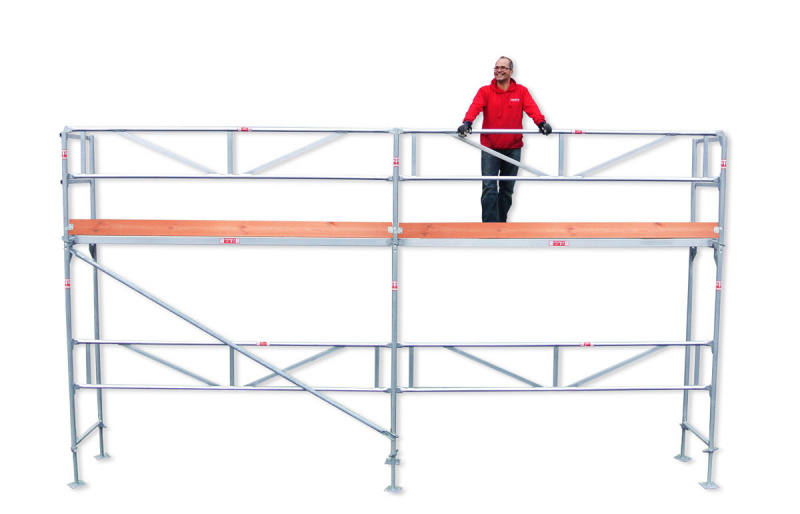 Byggst�llning 6x4m - Ram Aluminium