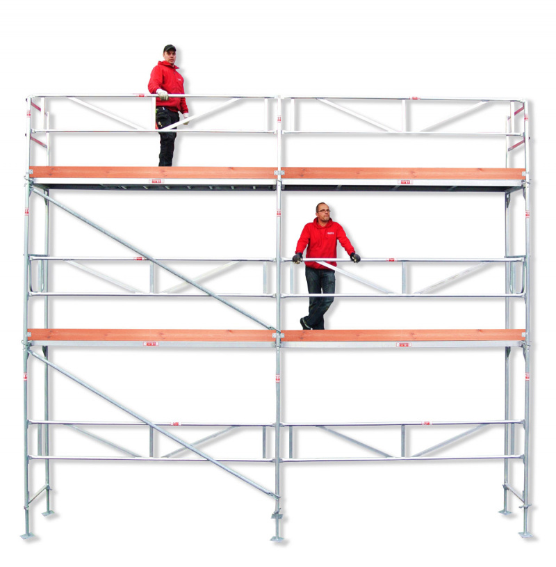 Byggst�llning 6x6m - Ram Aluminium