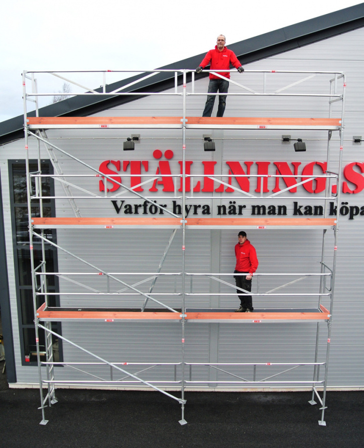 Byggst�llning 6x8m - Ram Aluminium