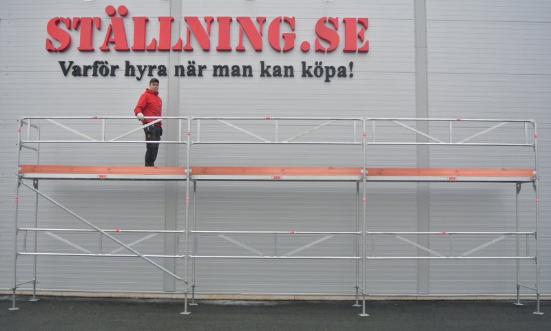Byggst�llning 9x4m - Ram Aluminium