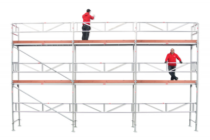 Byggst�llning 9x6m - Ram Aluminium