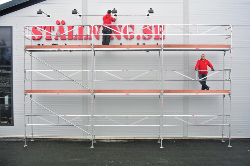 Byggst�llning 9x6m - Ram Aluminium