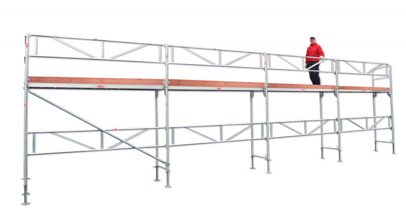 Byggst�llning 12x4m - Ram Aluminium