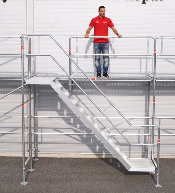 Byggst�llning 12x4m - Ram Aluminium