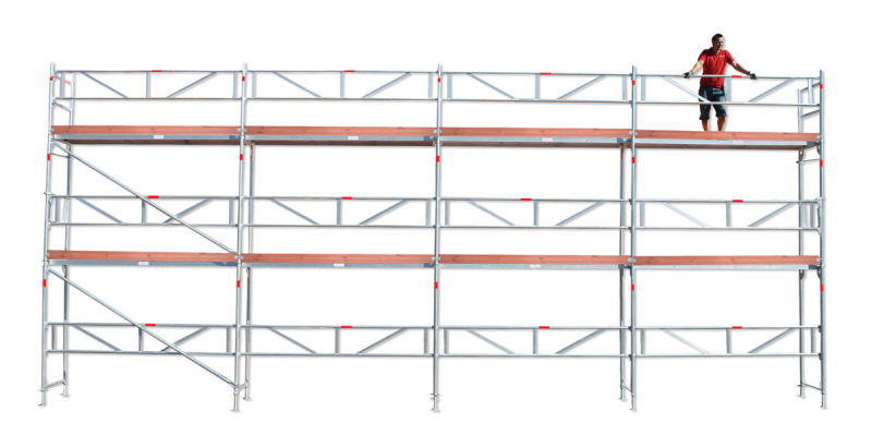 Byggst�llning 12x6m - Ram Aluminium
