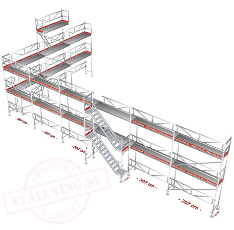 Byggst�llning 182m� - Ram Aluminium