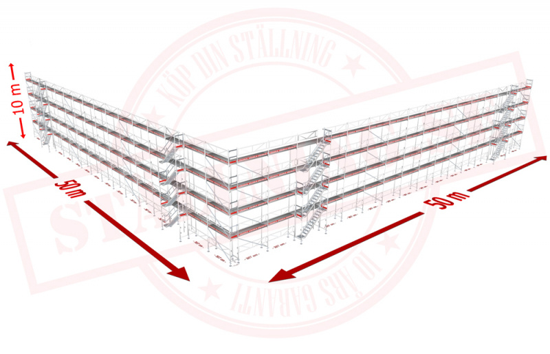 Byggst�llning 1006m� - Ram Aluminium