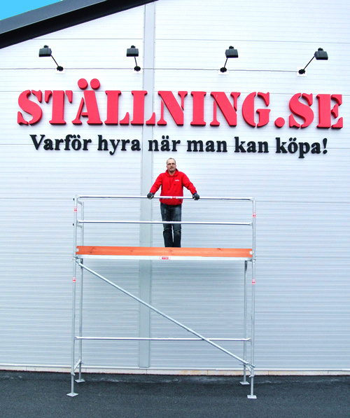 Byggst�llning 3x4m - Ram St�l