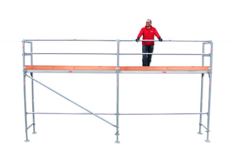 Byggst�llning 6x4m - Ram St�l