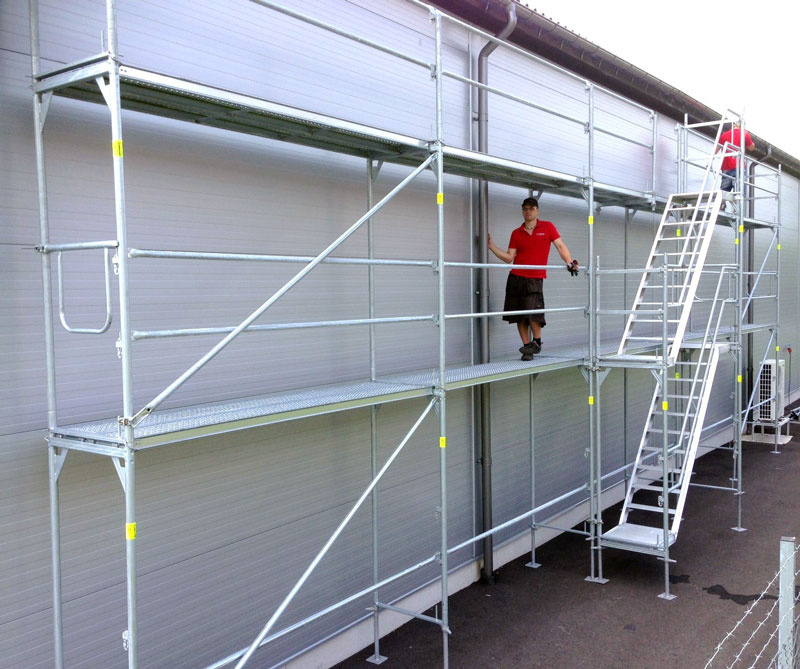 Byggst�llning 6x4m - Ram St�l