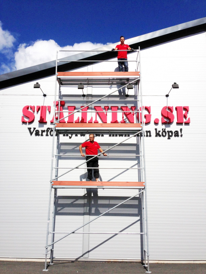 Byggst�llning 3x8m - Ram St�l