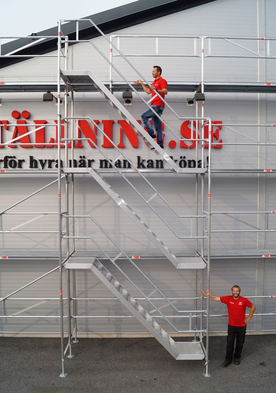 Byggst�llning 3x8m - Ram St�l