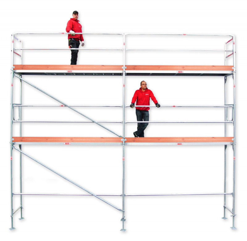 Byggst�llning 6x6m - Ram St�l