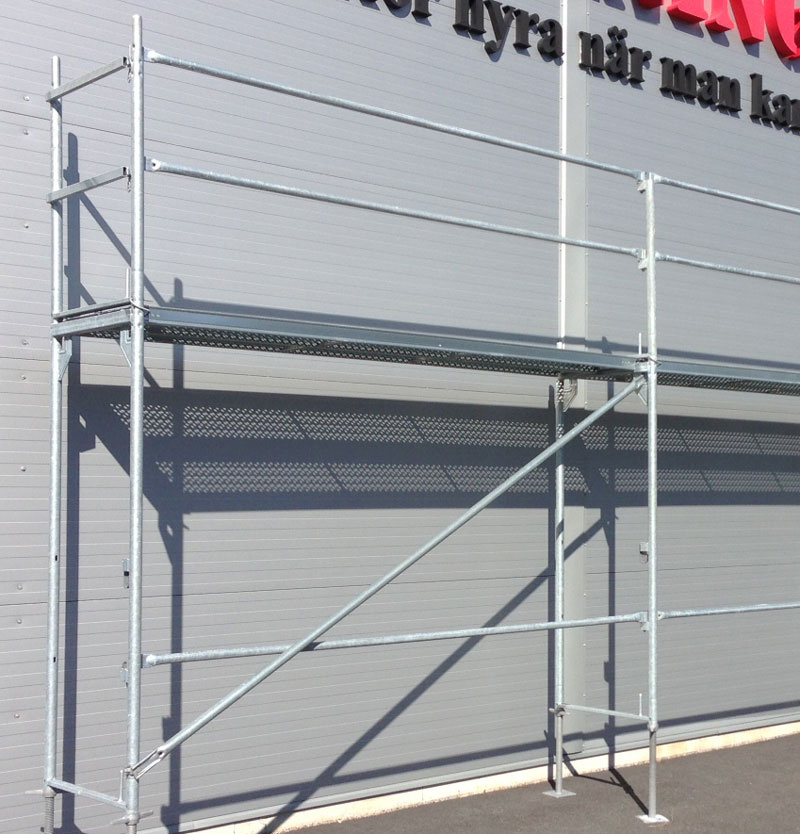 Byggst�llning 15x4m - Ram St�l