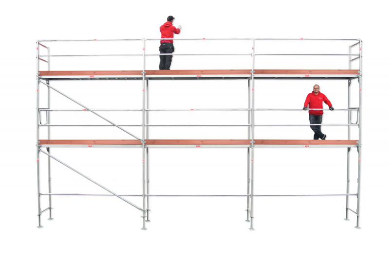 Byggst�llning 9x6m - Ram St�l