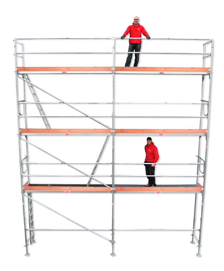 Byggst�llning 6x8m - Ram St�l