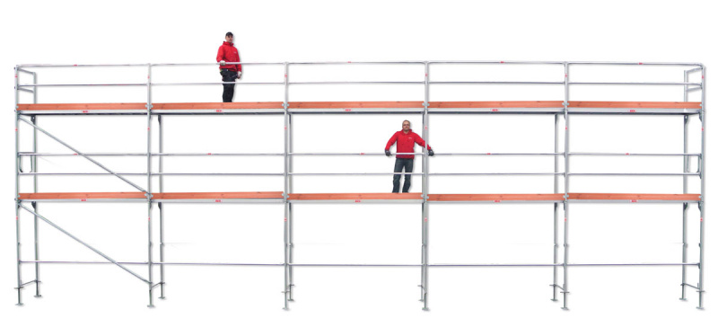 Byggst�llning 15x6 - Ram St�l