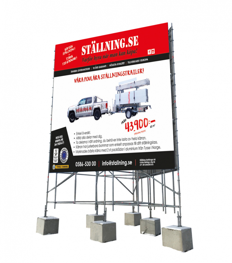  Skyltst�llning 6x9m