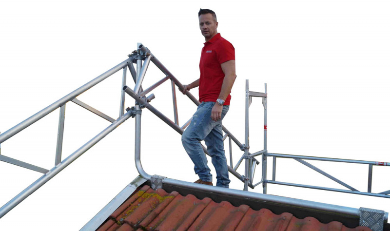 Nockstolpe till tegeltak