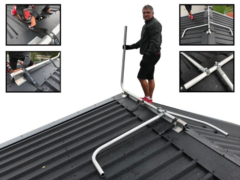 Nockstolpe till pl�ttak