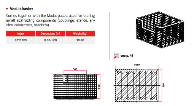 N�tad korg till transporth�ck (Altrad)