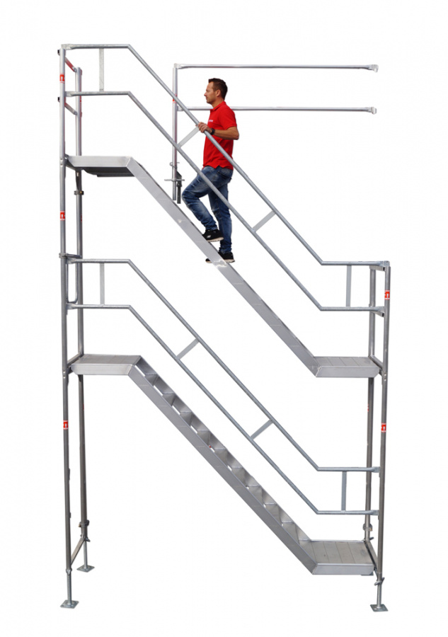 Trapptorn 6 m - Ram - St�l