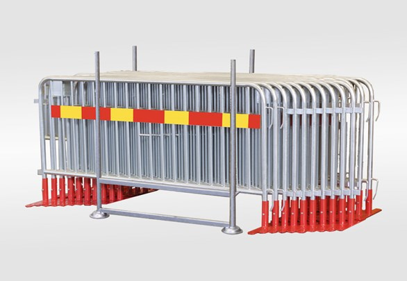 Kravallstakets 57 meterspaket inkl. transporth�ck