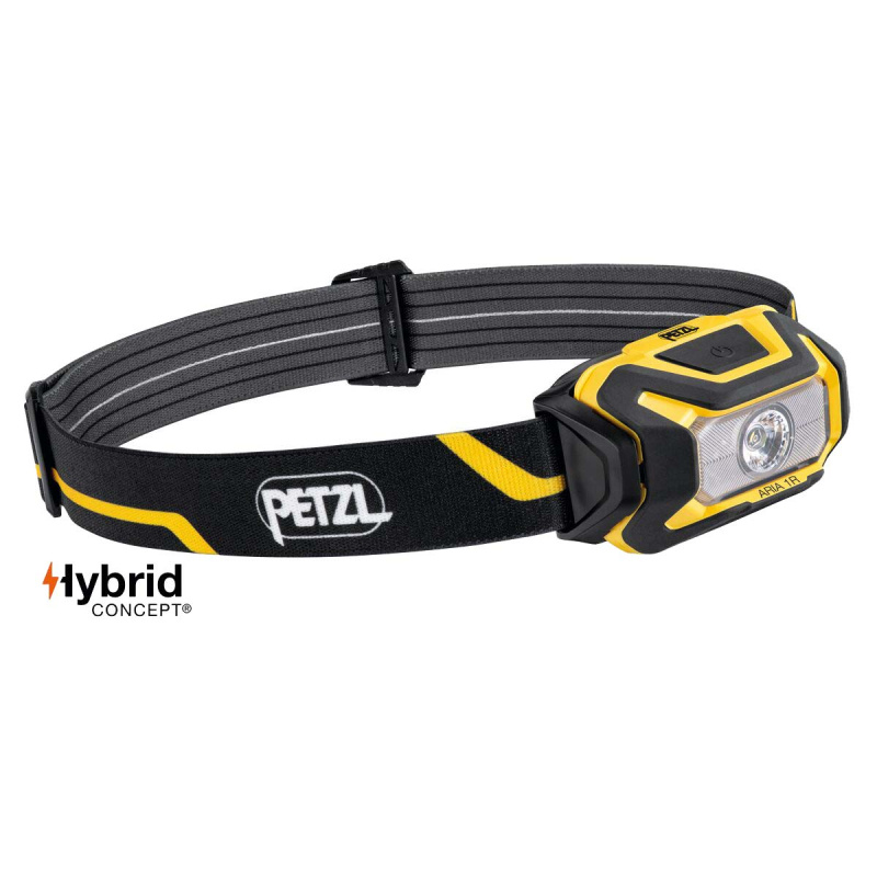 Petzl ARIA 1R uppladdningsbar pannlampa p� 475 lumen f�r professionellt arbete.