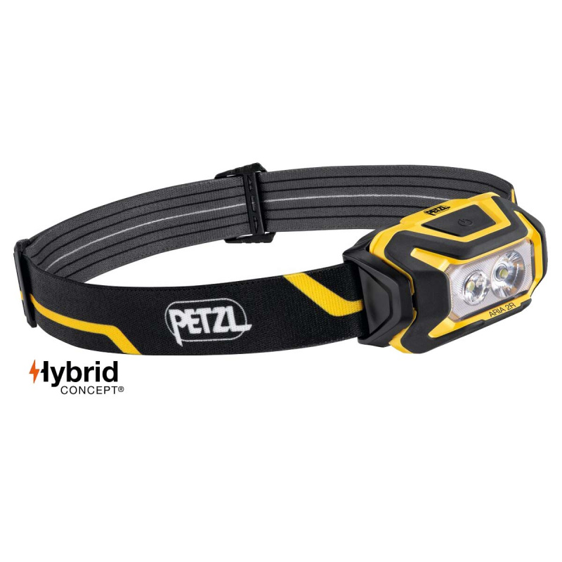 Petzl ARIA 2R uppladdningsbar pannlampa p� 600 lumen f�r professionellt arbete.