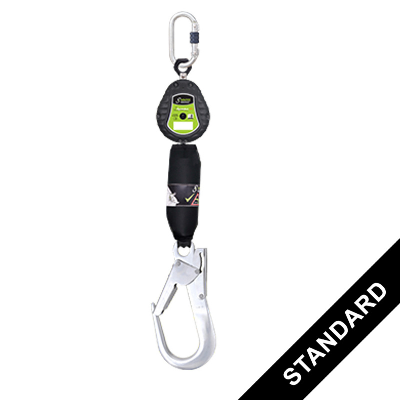 fallskyddsblock med stor karbin