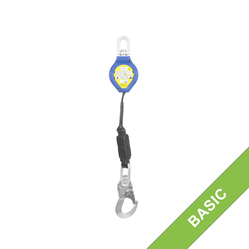 fallskyddsblock med stor karbin