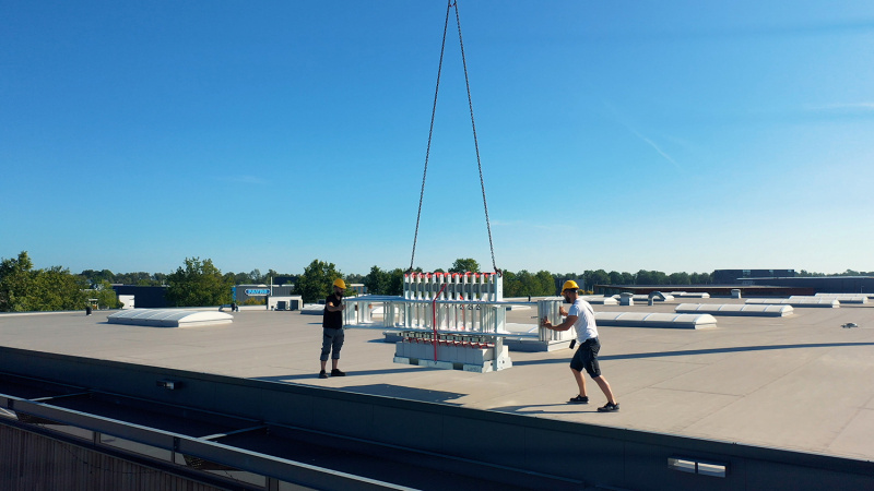 Transportst�ll f�r RSS platta tak